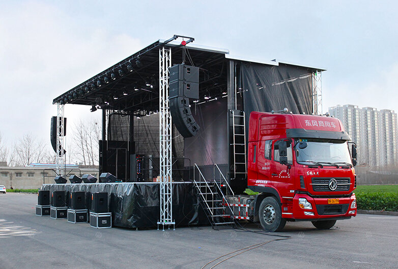 S455 Semi-trailer Hydraulic Mobile Stage