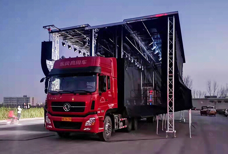 S455 Semi-trailer Hydraulic Mobile Stage