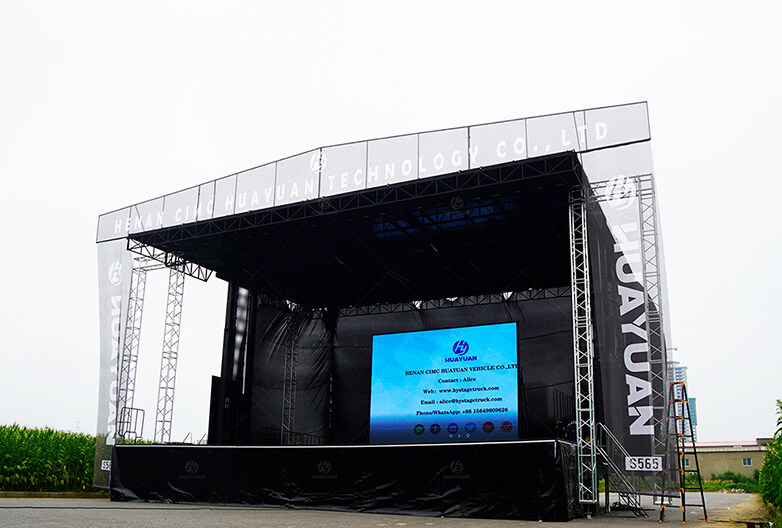 S565 Semi-trailer Hydraulic Mobile Stage