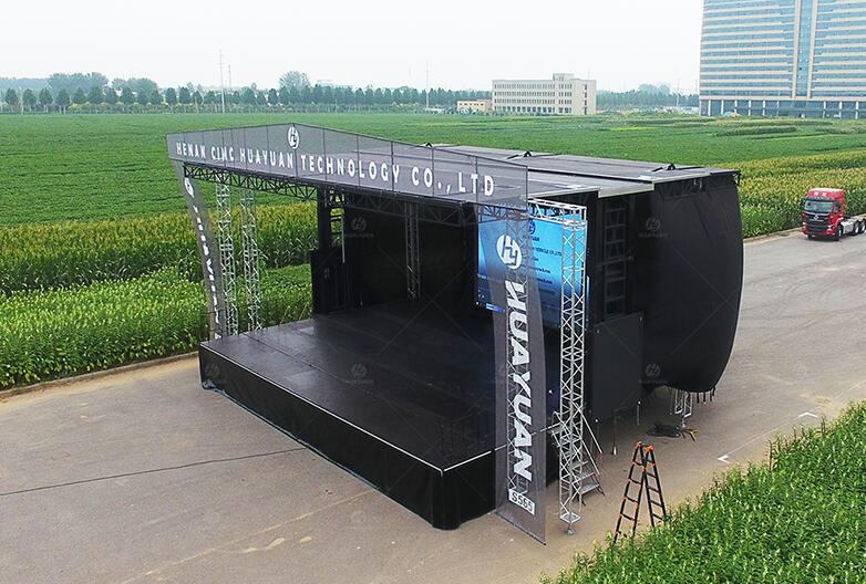 S565 Semi-trailer Hydraulic Mobile Stage