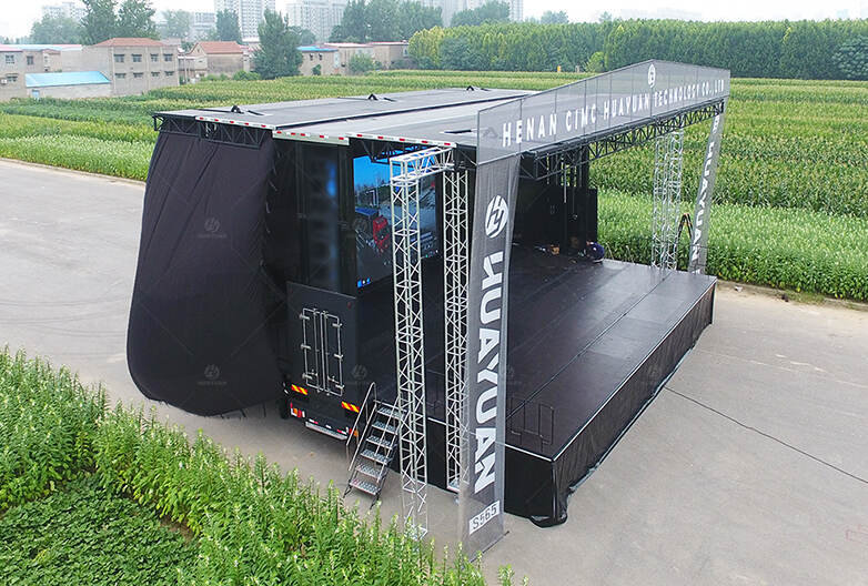 S565 Semi-trailer Hydraulic Mobile Stage