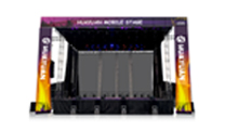 S595 Semi-trailer Hydraulic Mobile Stage