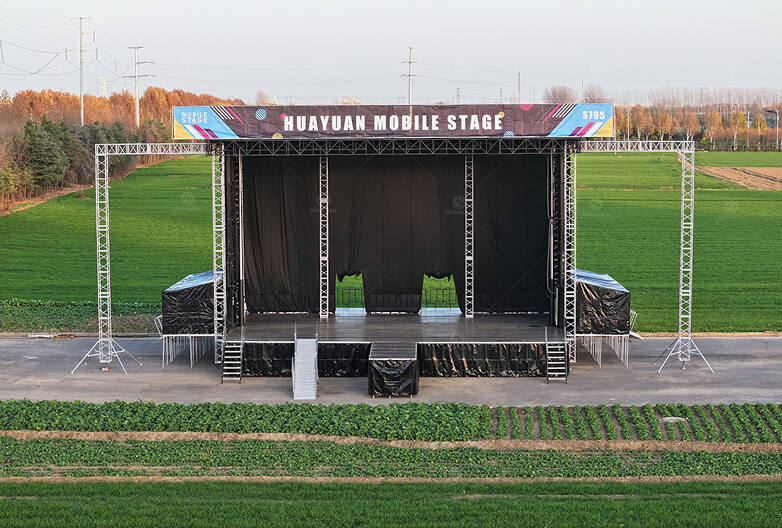 S795 Semi-trailer Hydraulic Mobile Stage