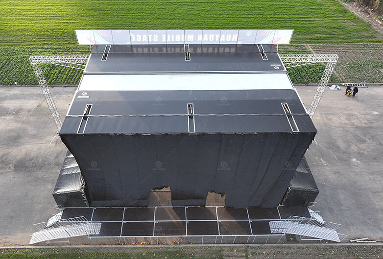 S795 Semi-trailer Hydraulic Mobile Stage