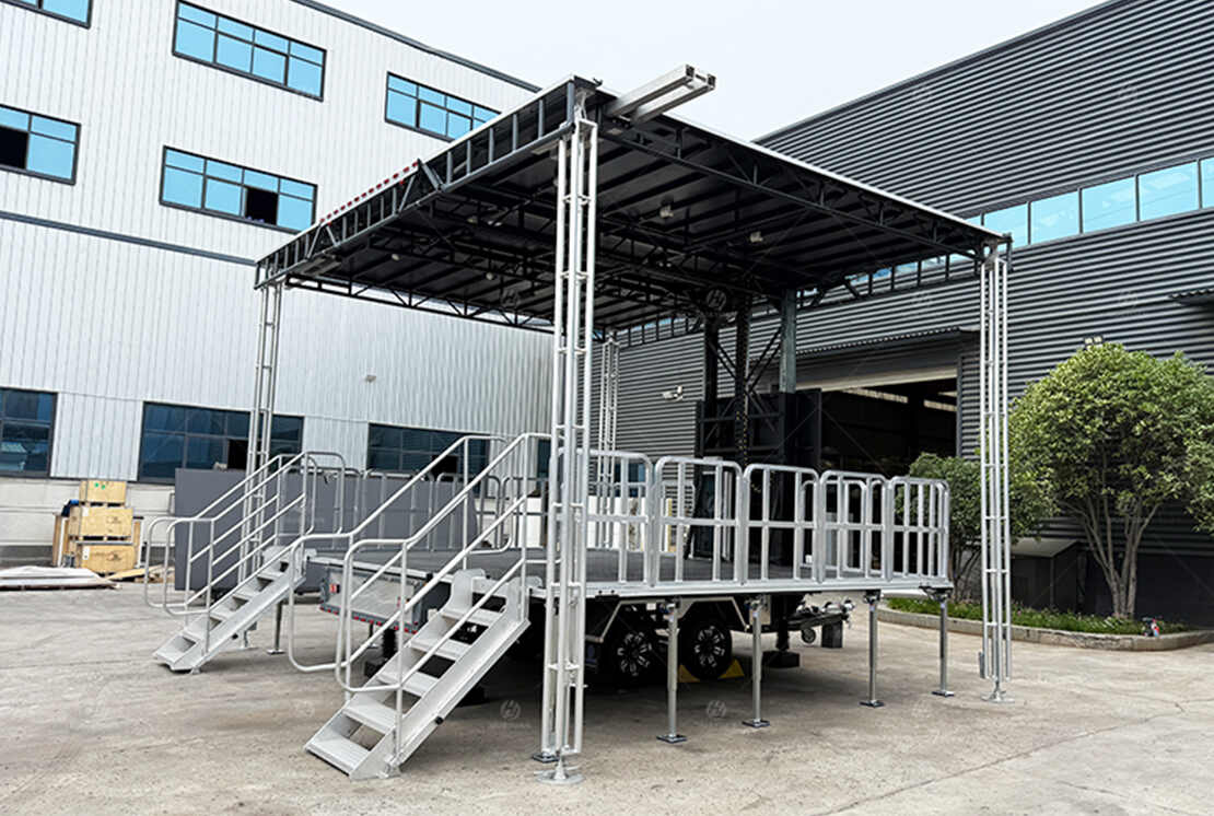ST180 Small Mobile Stage Trailer