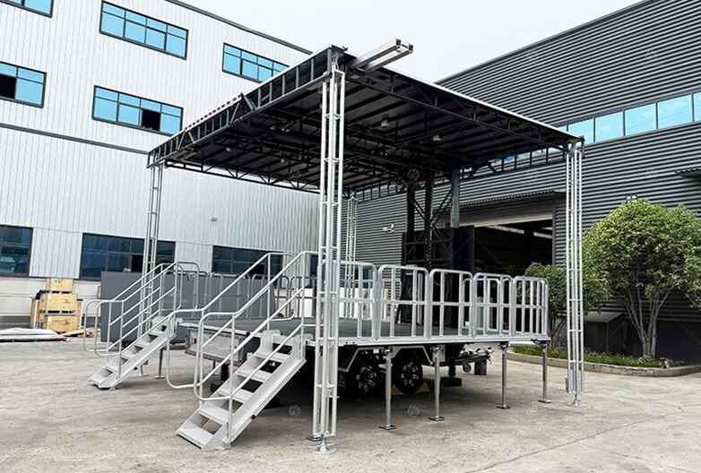 ST180 Small Mobile Stage Trailer