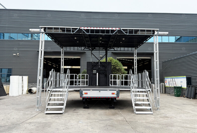 ST180 Small Mobile Stage Trailer