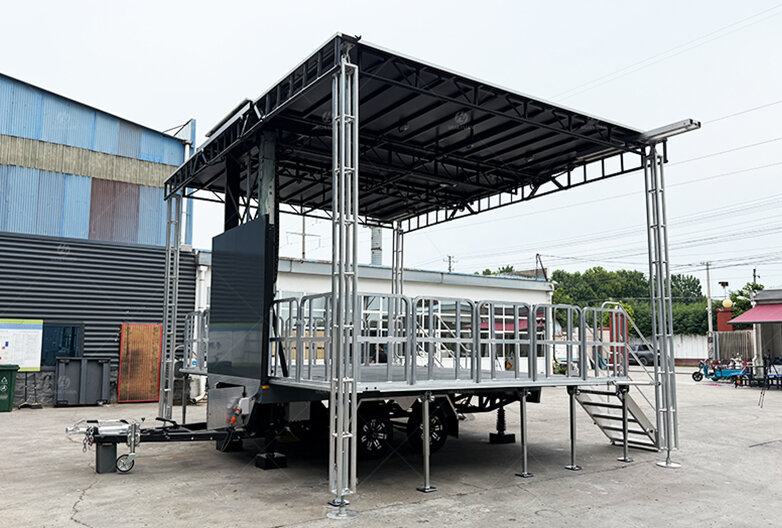 ST180 Small Mobile Stage Trailer