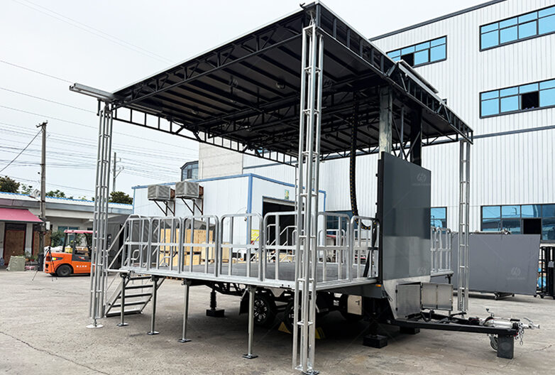 ST180 Small Mobile Stage Trailer