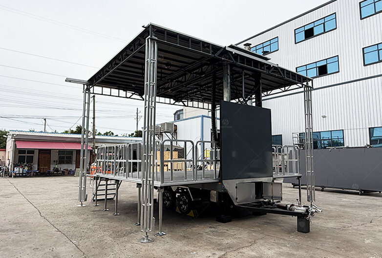 ST180 Small Mobile Stage Trailer