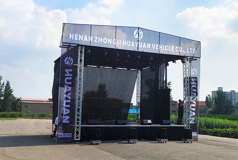 ST315 Medium Mobile Stage Trailer