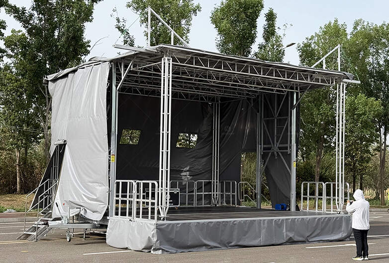 ST315S Manual-deployment Mobile Stage Trailer