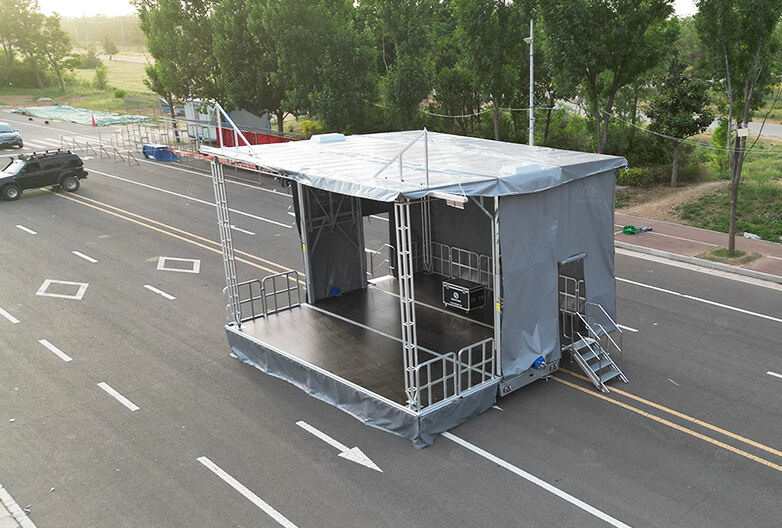 ST315S Manual-deployment Mobile Stage Trailer