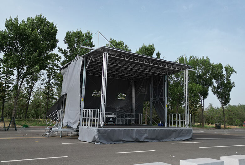 ST315S Manual-deployment Mobile Stage Trailer
