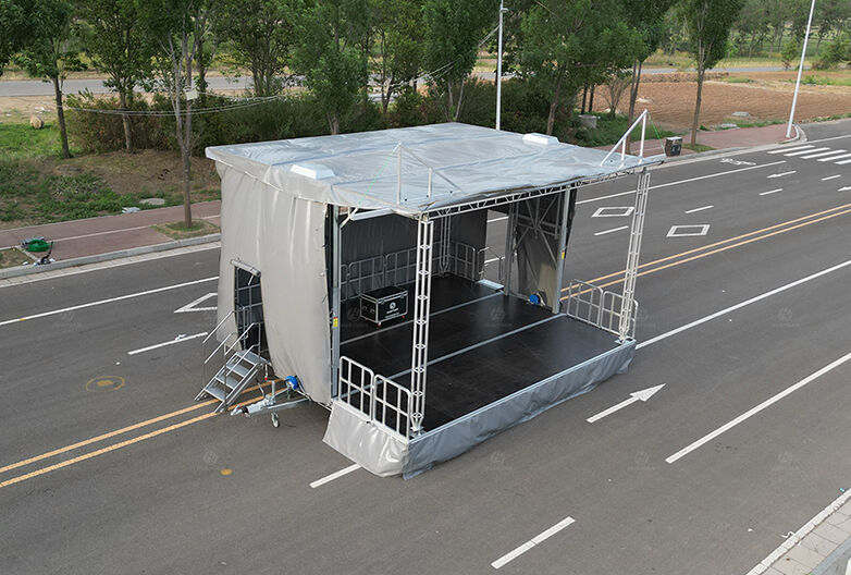 ST315S Manual-deployment Mobile Stage Trailer