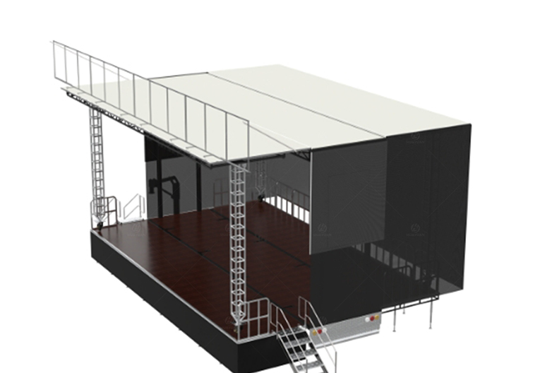 ST345 Mobile Stage Trailer