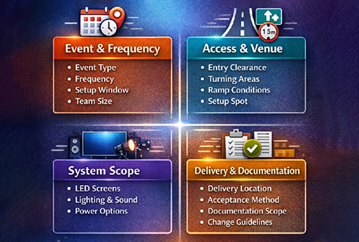 How to Make a Mobile Stage Quotation More Stable
