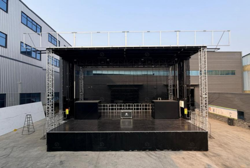 Mobile Stage System Overview: Extended Configuration — Structure and Canopy