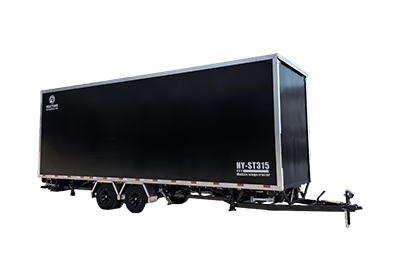 Mobile stage trailer