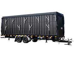 Mobile stage trailer