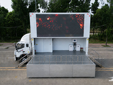 Large Outdoor LED Display for Mobile Communication